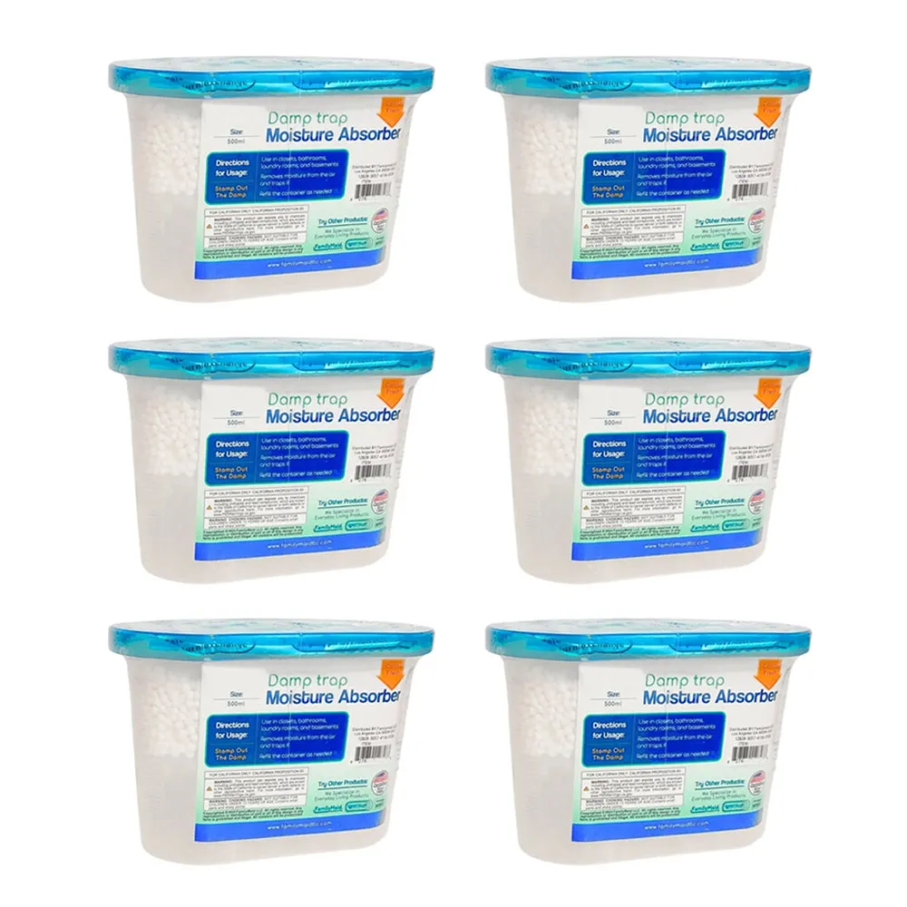 6 Boxes Fresh Scent Dehumidifier Moisture Absorber Deodorizer Remove Damp Musty