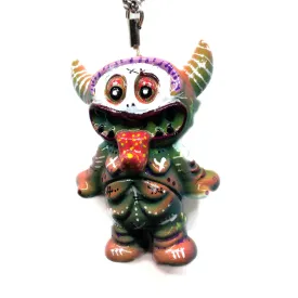AEQEA Bacteria Custom Beckos Sofubi Pendant Vinyl Artist Gacha Kaijuwelry Necklace