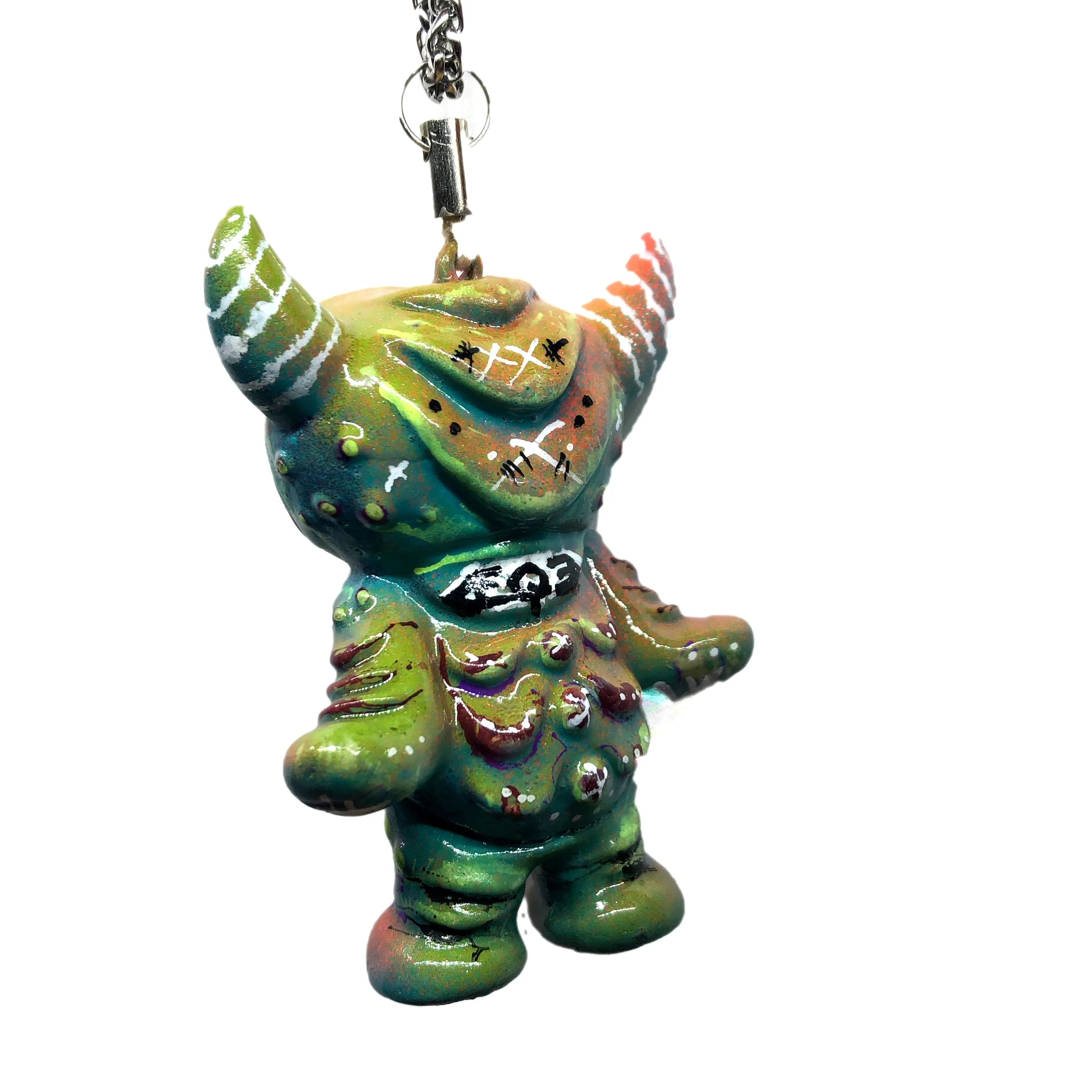 AEQEA Bacteria Custom Beckos Sofubi Pendant Vinyl Artist Gacha Kaijuwelry Necklace
