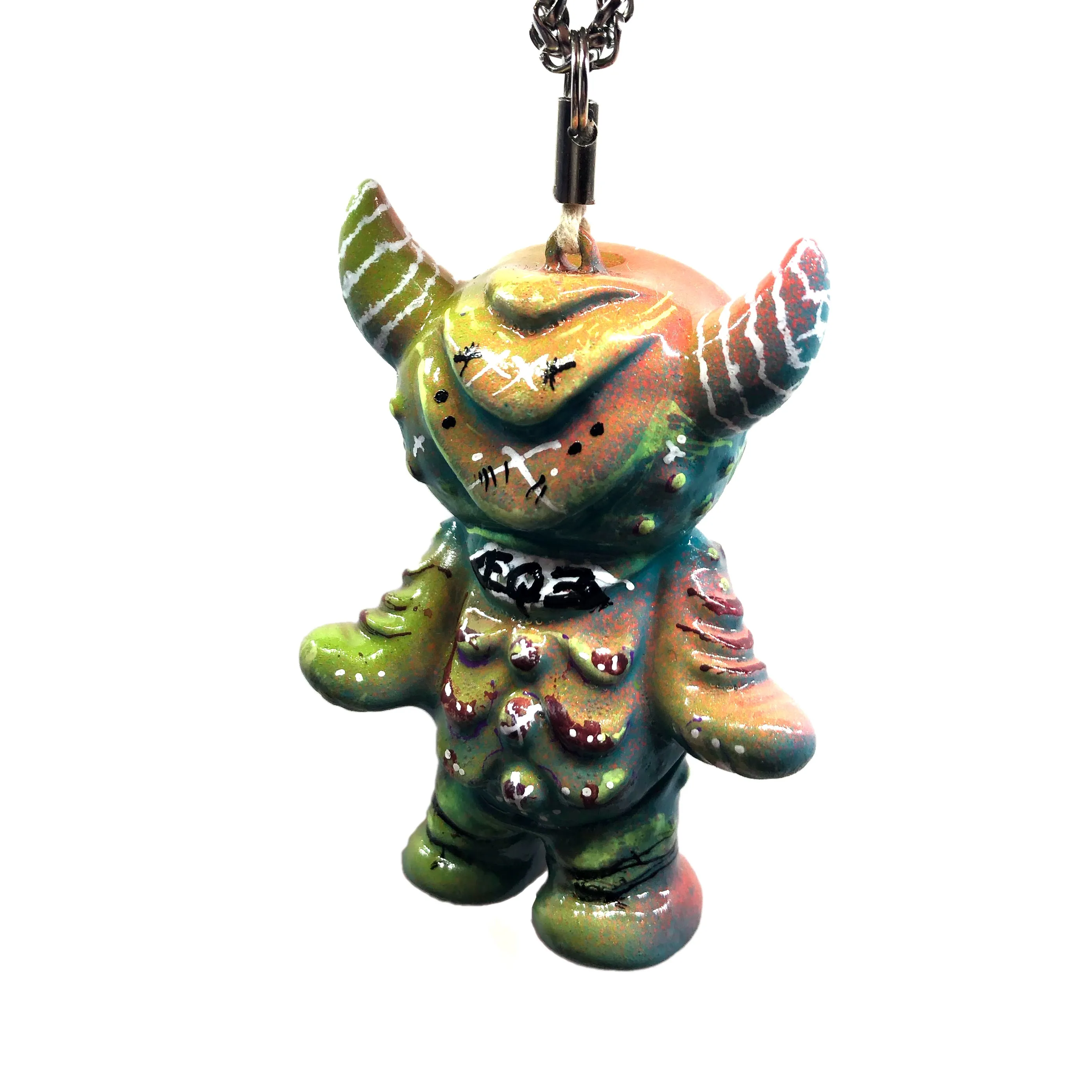 AEQEA Bacteria Custom Beckos Sofubi Pendant Vinyl Artist Gacha Kaijuwelry Necklace