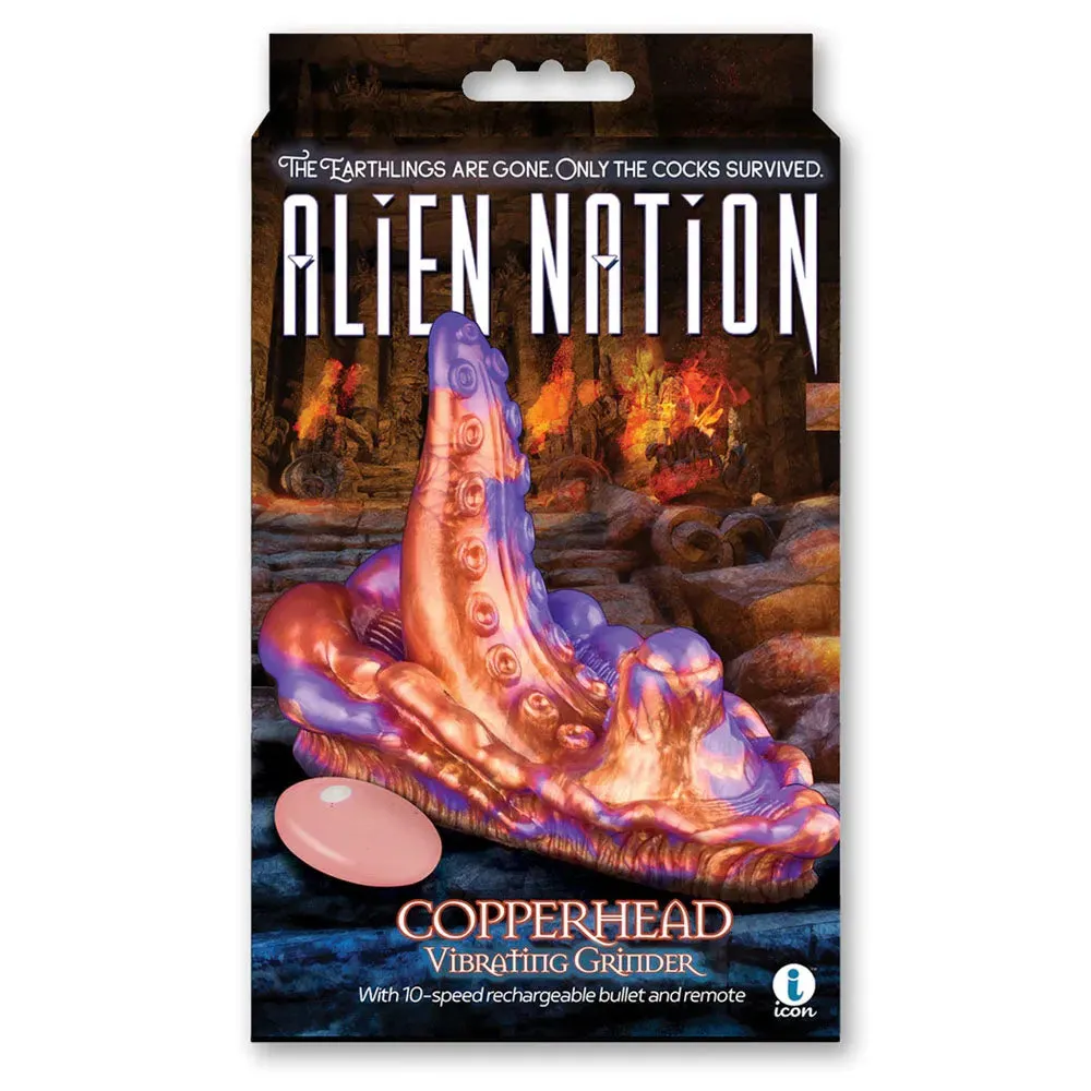 Alien Nation - Copperhead -  USB Rechargeable Vibrating Fantasy Grinder Pad with Remote