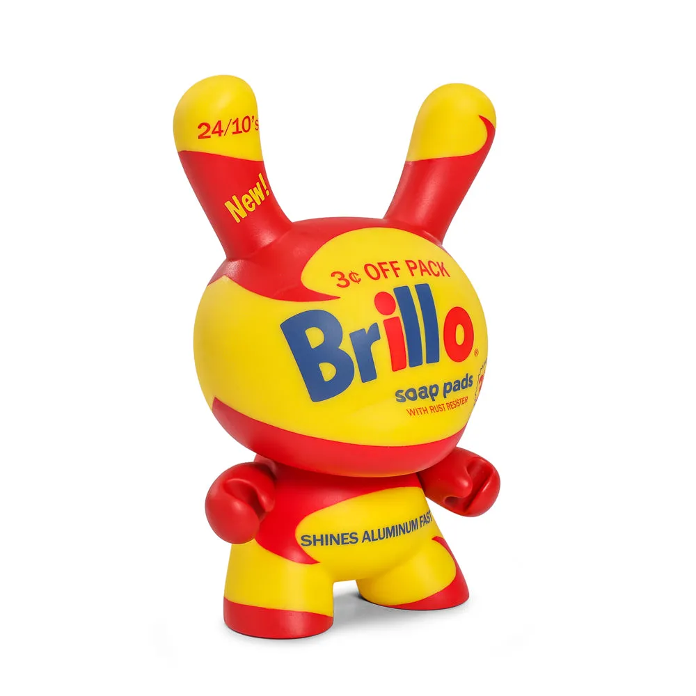 Andy Warhol 8" Masterpiece Vinyl Yellow Brillo Box Dunny - Limited Edition of 300