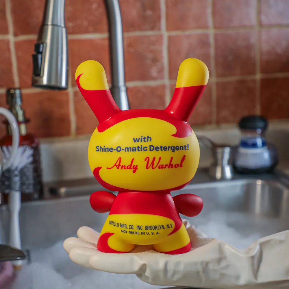 Andy Warhol 8" Masterpiece Vinyl Yellow Brillo Box Dunny - Limited Edition of 300