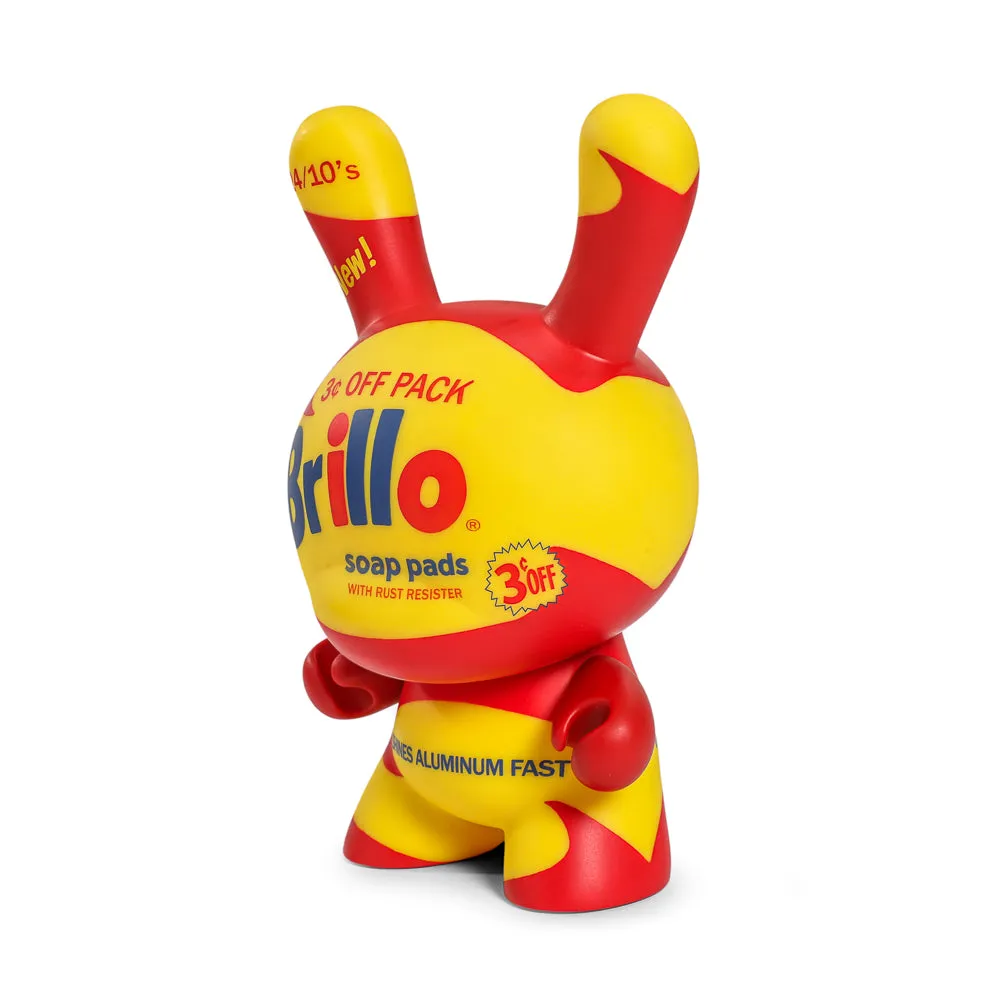Andy Warhol 8" Masterpiece Vinyl Yellow Brillo Box Dunny - Limited Edition of 300