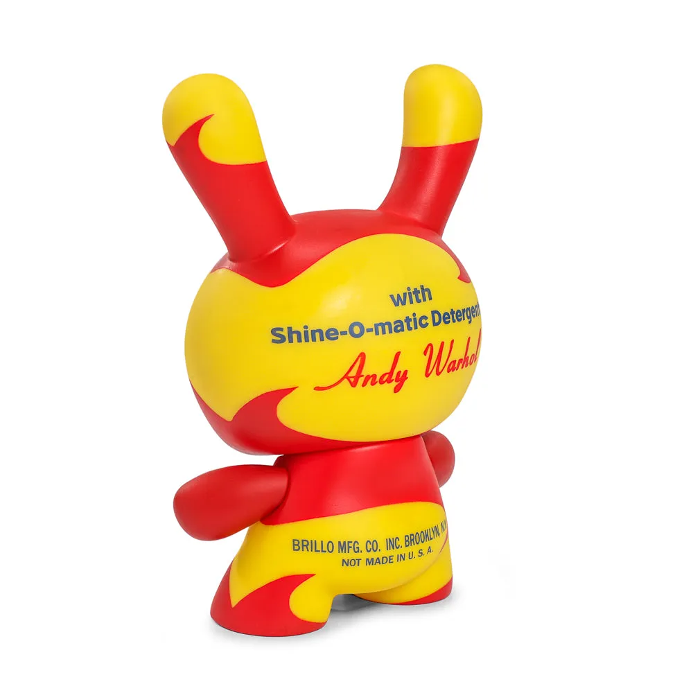 Andy Warhol 8" Masterpiece Vinyl Yellow Brillo Box Dunny - Limited Edition of 300