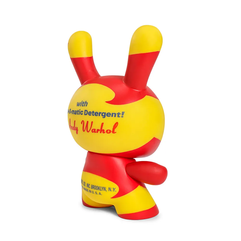 Andy Warhol 8" Masterpiece Vinyl Yellow Brillo Box Dunny - Limited Edition of 300
