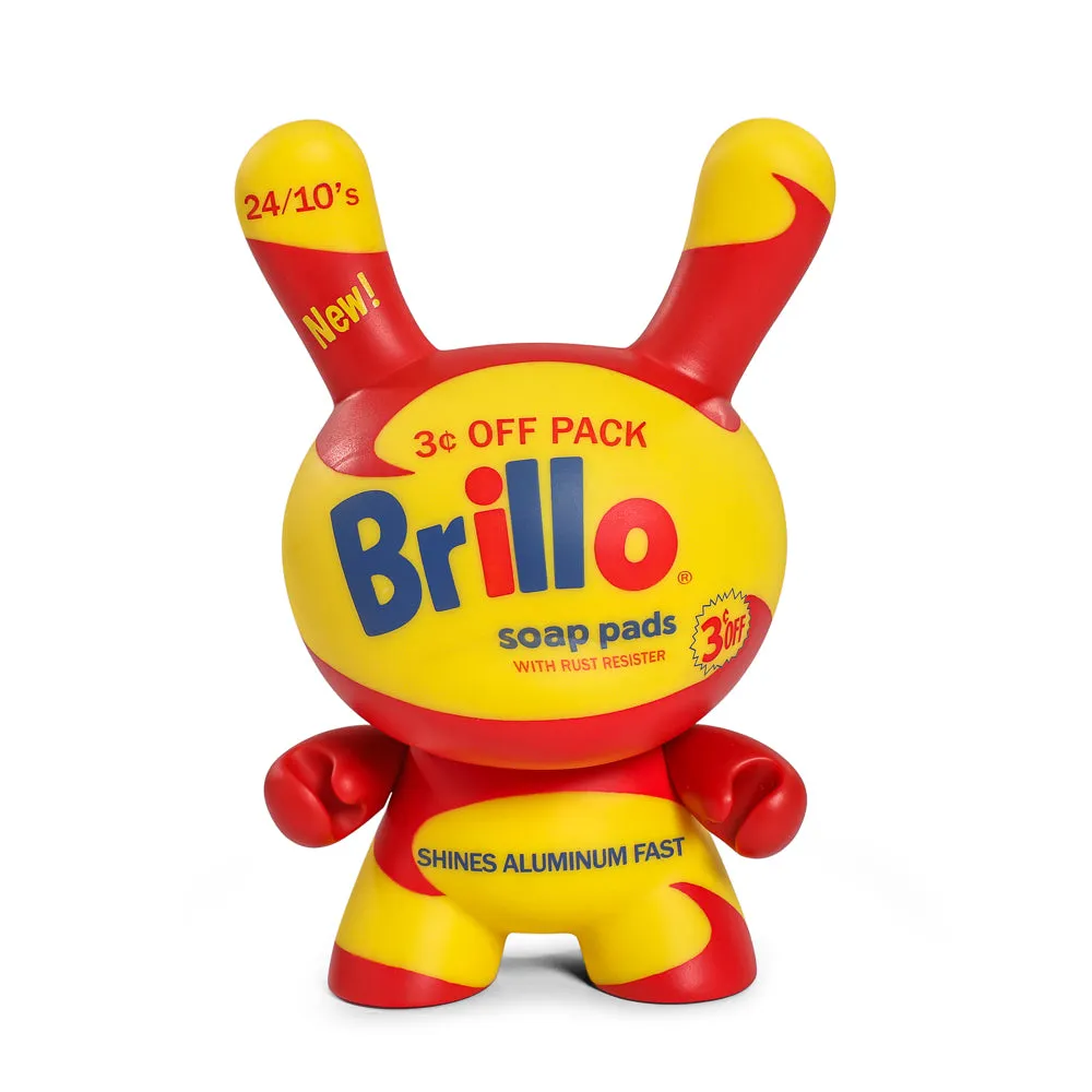 Andy Warhol 8" Masterpiece Vinyl Yellow Brillo Box Dunny - Limited Edition of 300