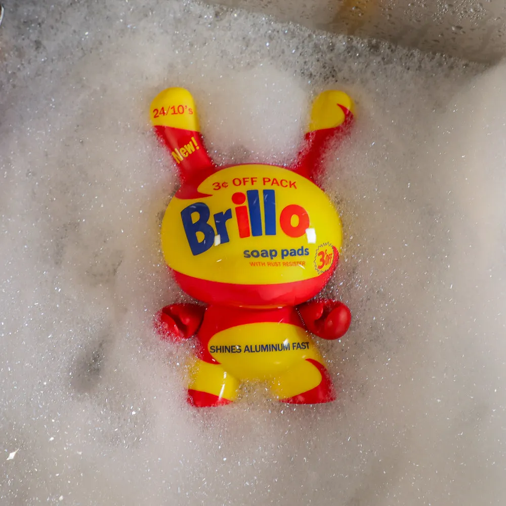 Andy Warhol 8" Masterpiece Vinyl Yellow Brillo Box Dunny - Limited Edition of 300