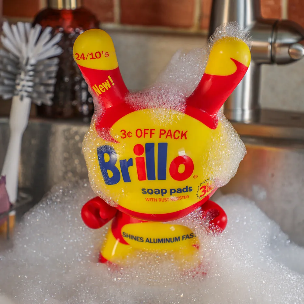 Andy Warhol 8" Masterpiece Vinyl Yellow Brillo Box Dunny - Limited Edition of 300