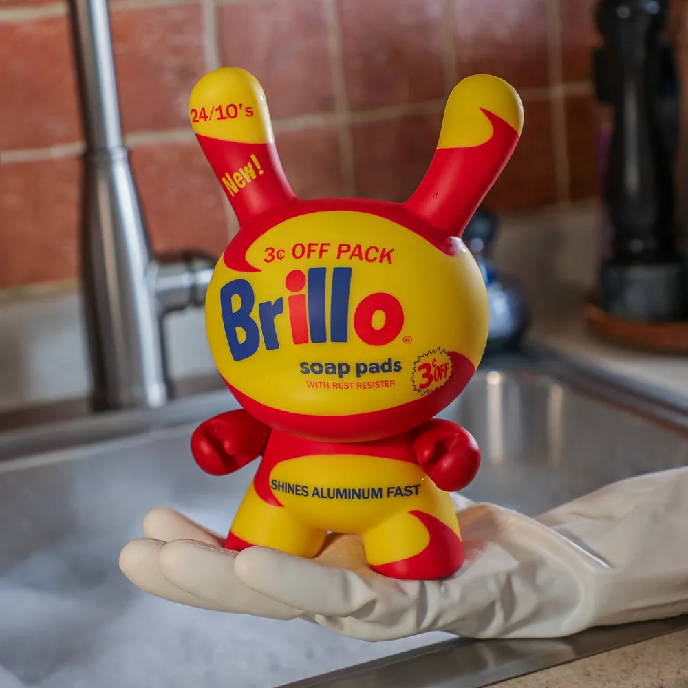 Andy Warhol 8" Masterpiece Vinyl Yellow Brillo Box Dunny - Limited Edition of 300