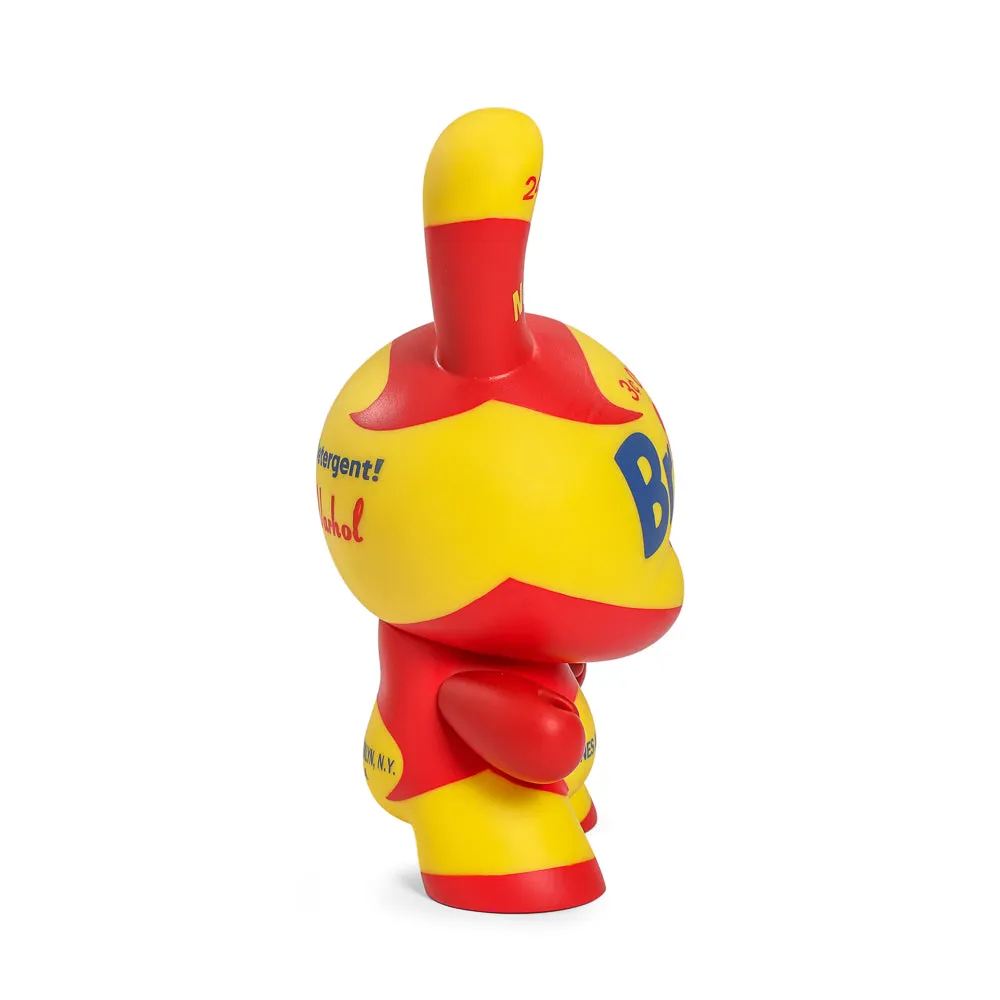 Andy Warhol 8" Masterpiece Vinyl Yellow Brillo Box Dunny - Limited Edition of 300