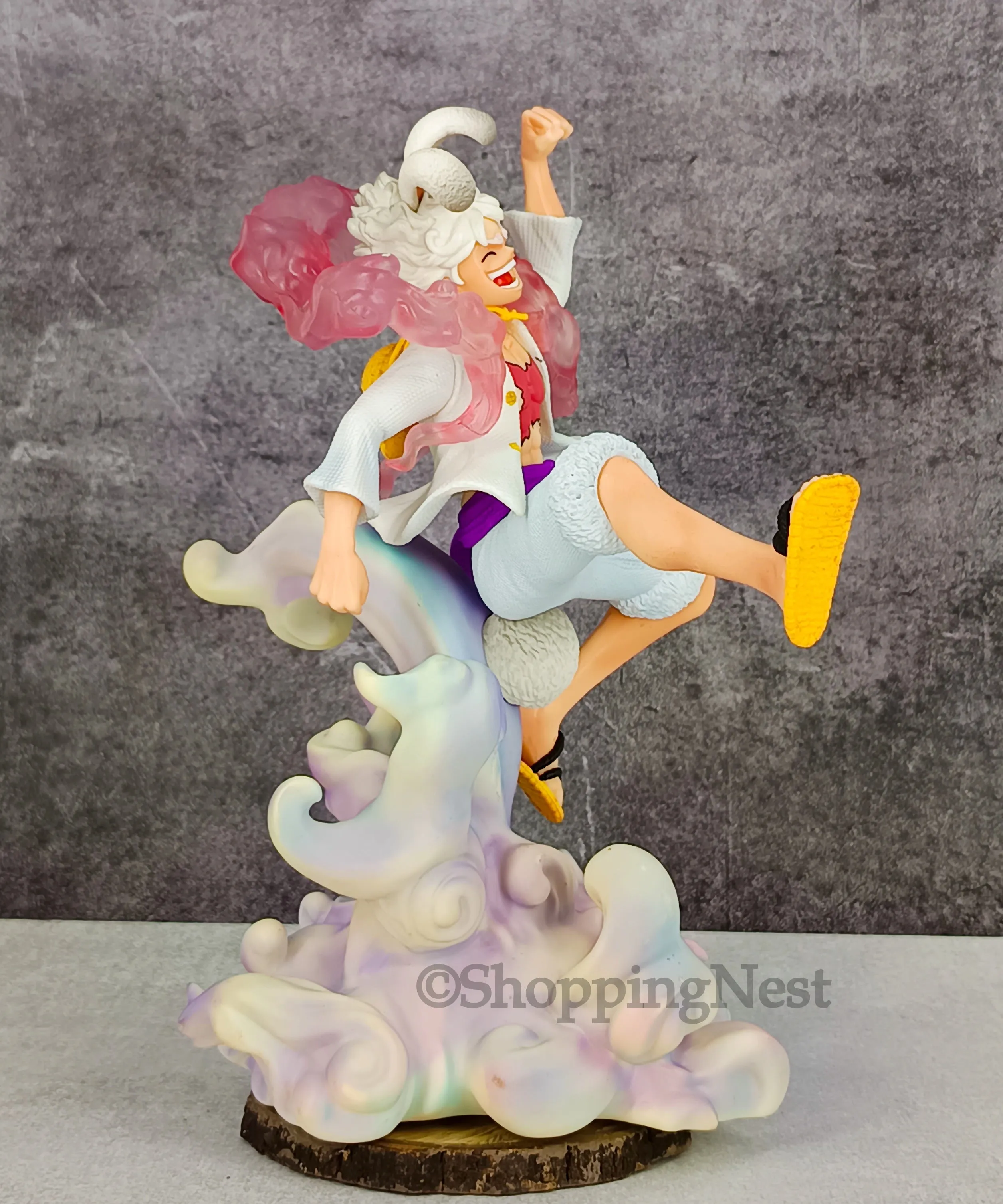 Anime One Piece Nika Luffy Figure Kawaii Rabbit Ears Decor Statue Pvc Action Figurine  | 19 CMS |
