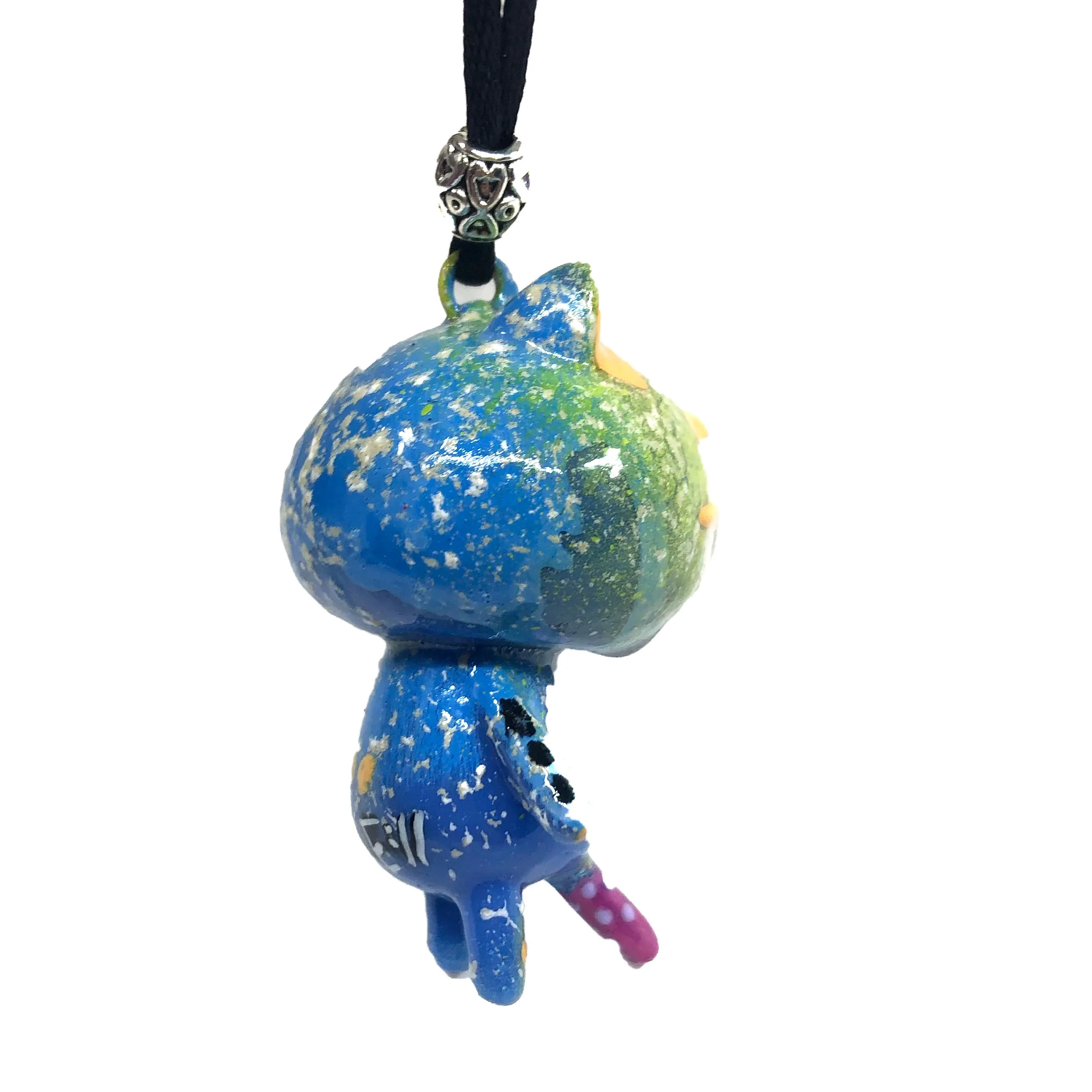 Baketan Eto Cat Vinyl Artist Gacha Necklace Customized Heat Cyclops Pendant by AEQEA