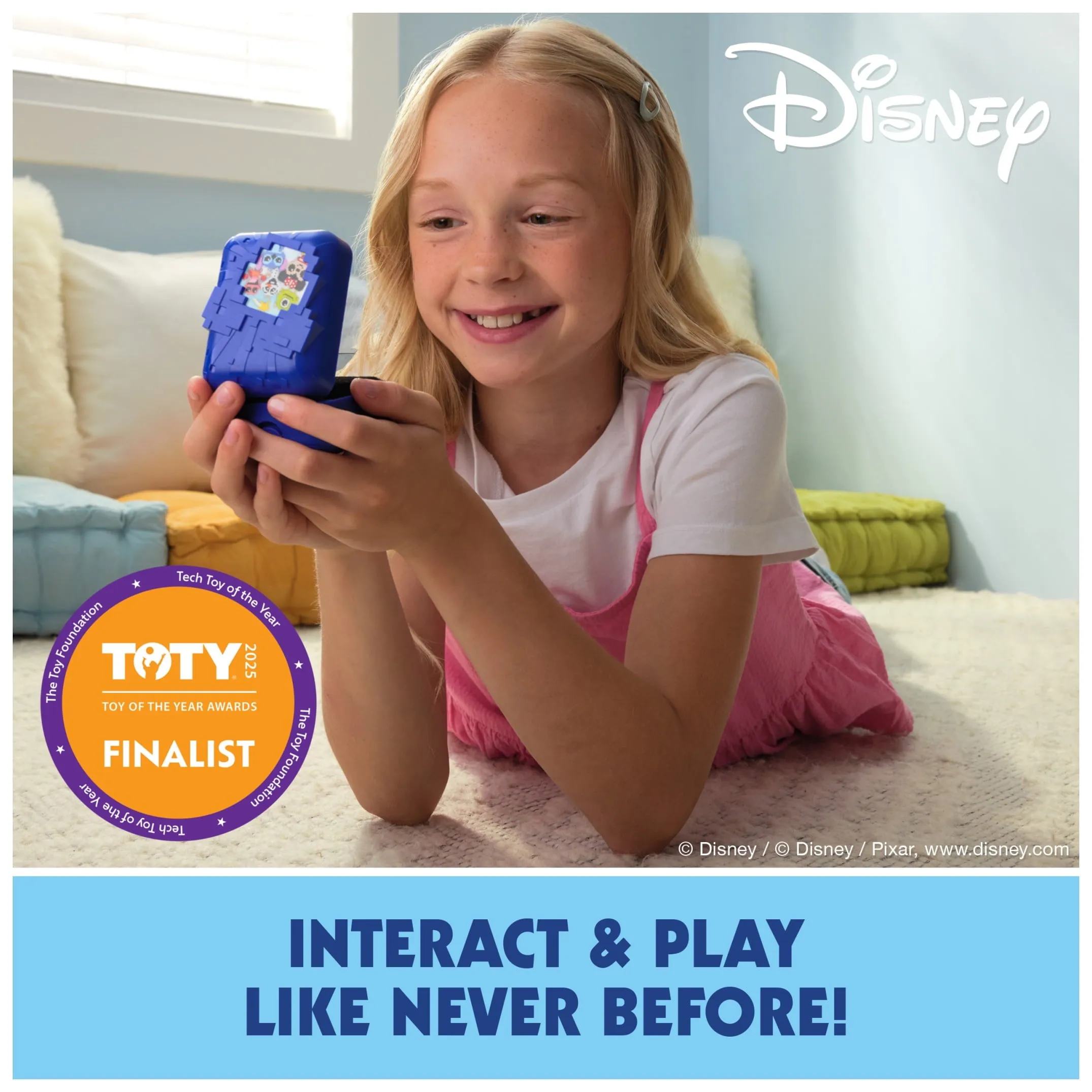 Bitzee, Disney Interactive Toy with 30 Digital Characters, Reacts to Swipes, Tilts & Taps