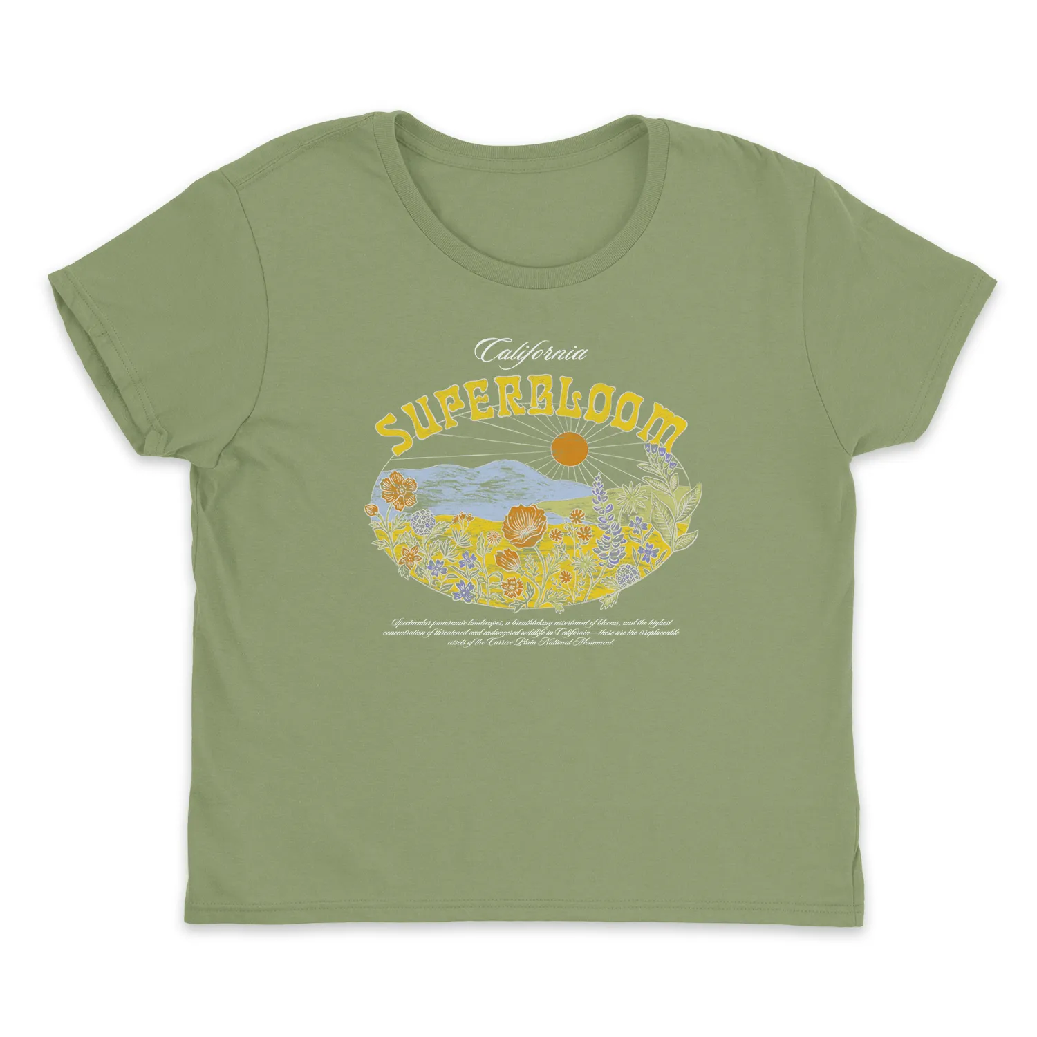 Bloom Baby Tee (Artichoke)