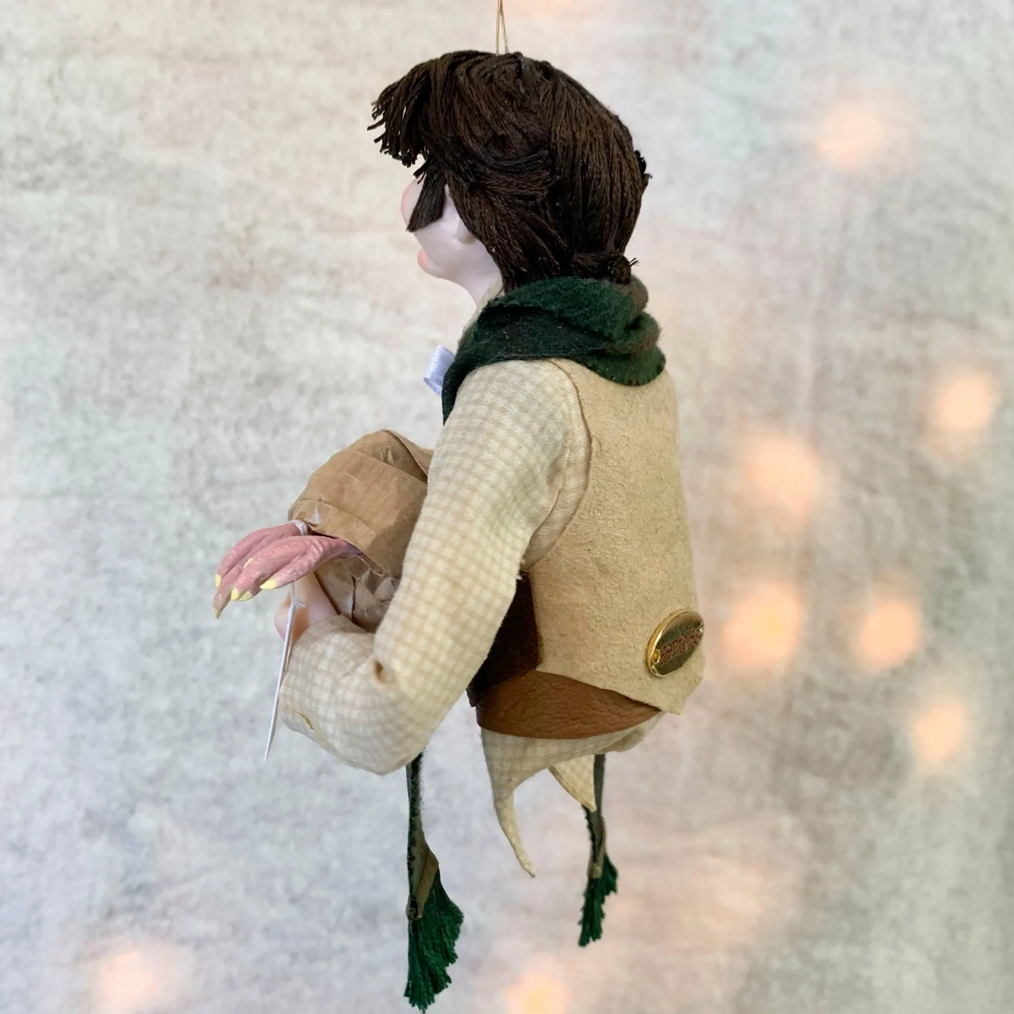 Bob Cratchet with Christmas turkey - Hanging Ornament - A Christmas Carol