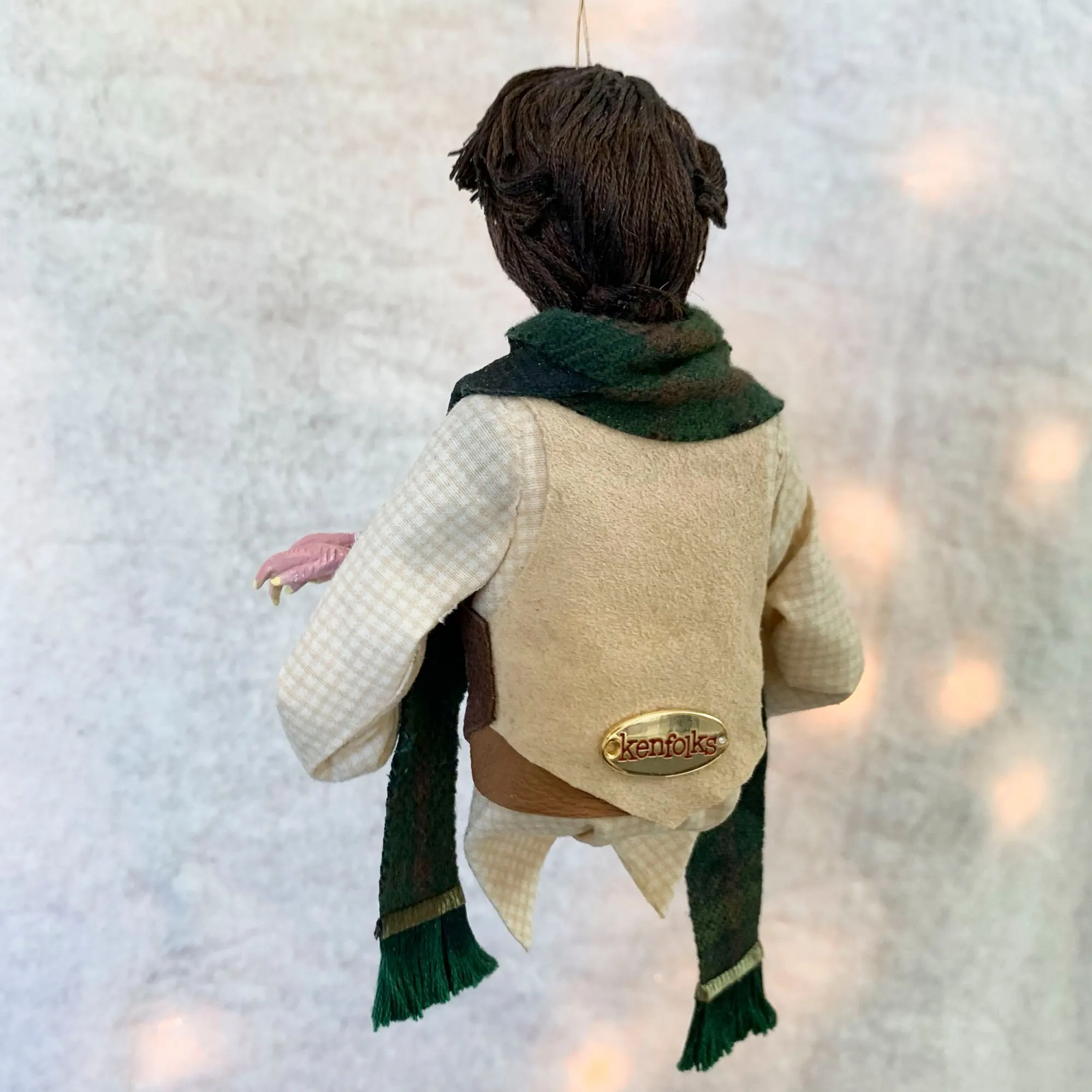 Bob Cratchet with Christmas turkey - Hanging Ornament - A Christmas Carol