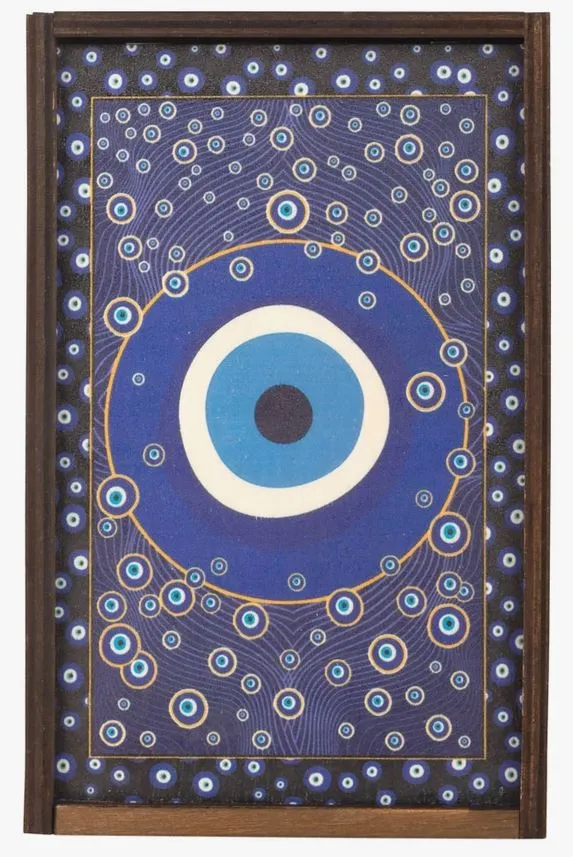 Box -Evil Eye Tarot Card Holder