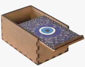 Box -Evil Eye Tarot Card Holder