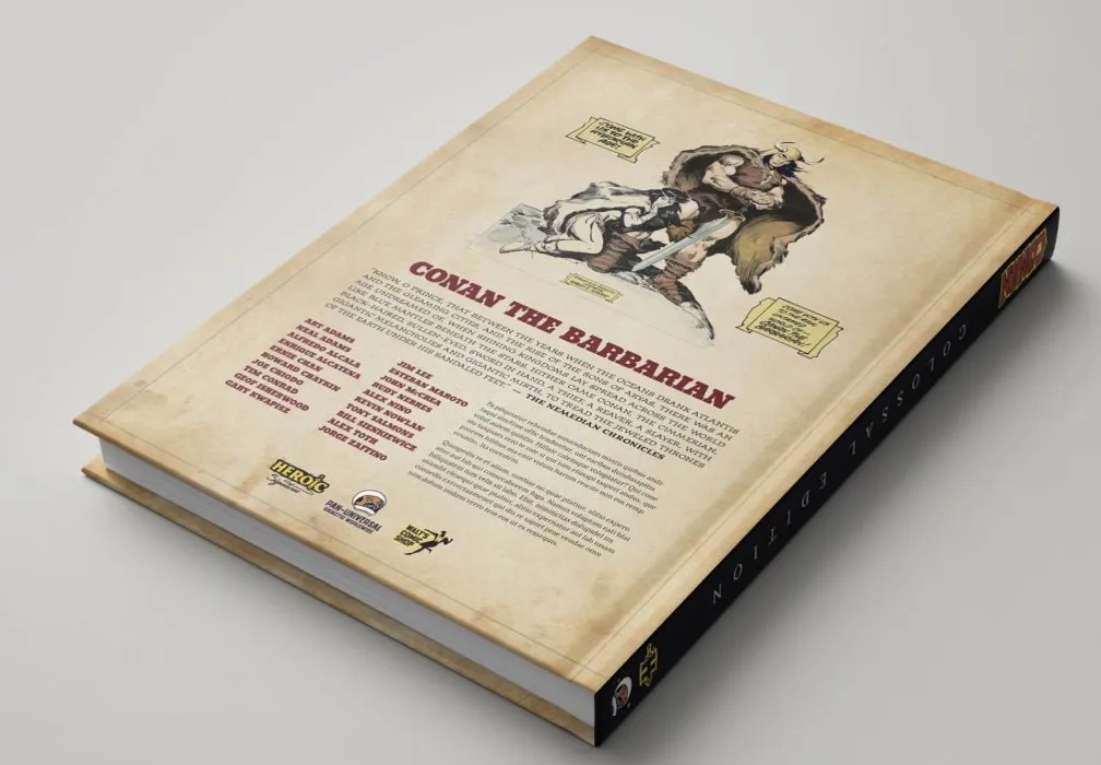 Conan the Barbarian - Colossal Edition HC Walt's Comic Shop Exclusive Neal Adams Variant