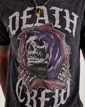 Death Crew Tee (Acid Black) - UB2024ACDBLK