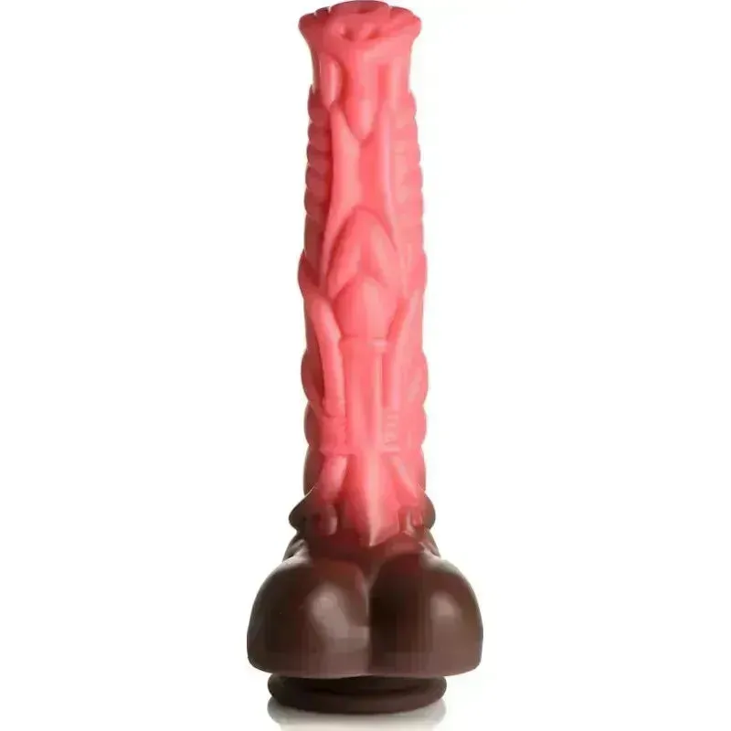 Deluxe Centaur Thrusting & Vibrating Silicone Dildo