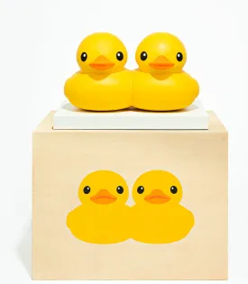 Double Ducks Bronze Sculpture by Florentijn Hofman