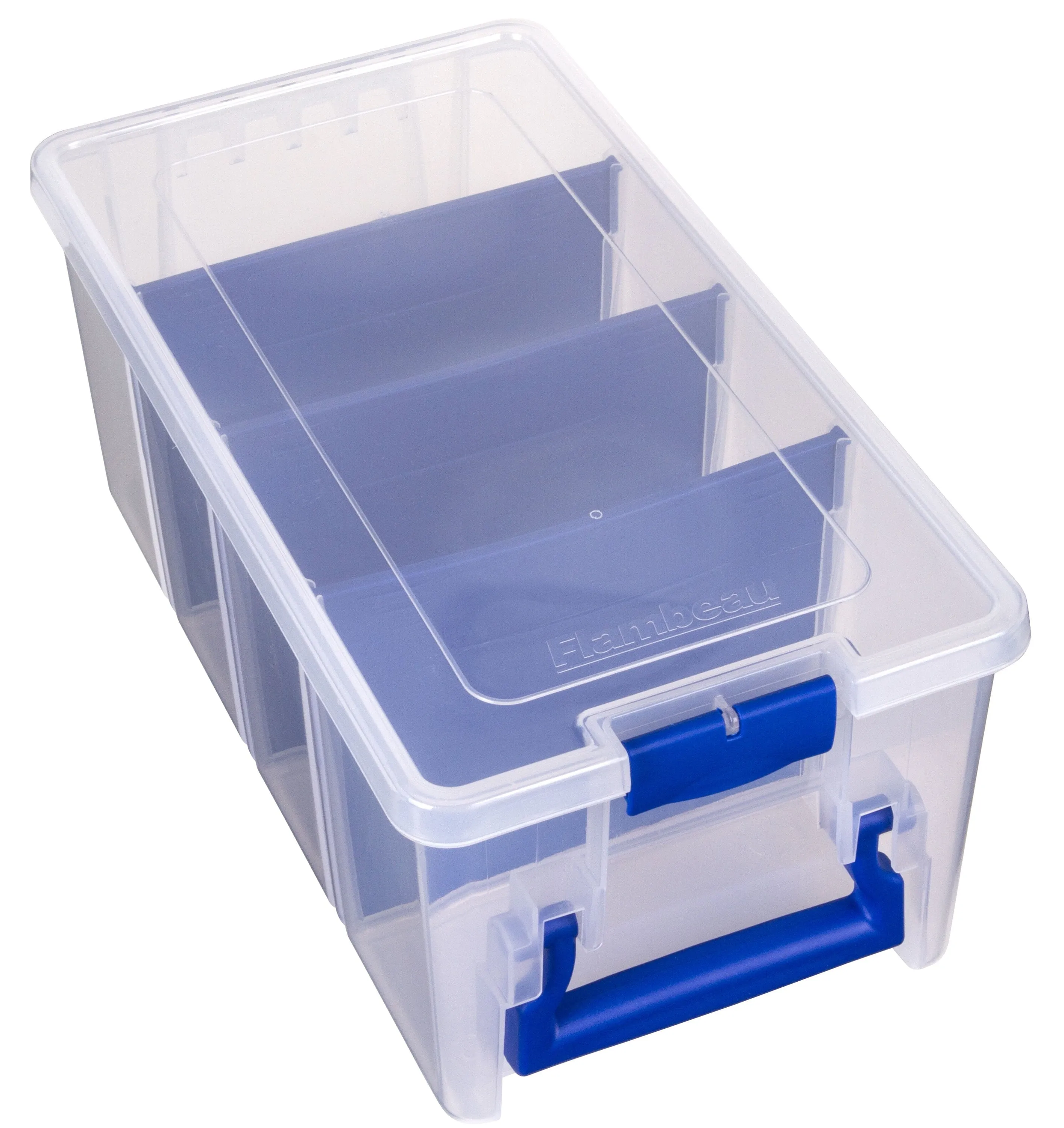 Flambeau Outdoors Super Half Satchel, Fishing Tackle and Gear Storage, Large, Clear