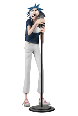 Gorillaz 2D Music Figure Art Toy by SuperPlastic
