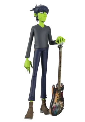 Gorillaz Murdoc Song Machine 13 Music Figure Art Toy by SuperPlastic