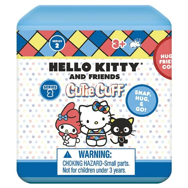Hello Kitty and Friends Cutie Cuffs Series 2 Slap Bracelet Blind Box (1pc)