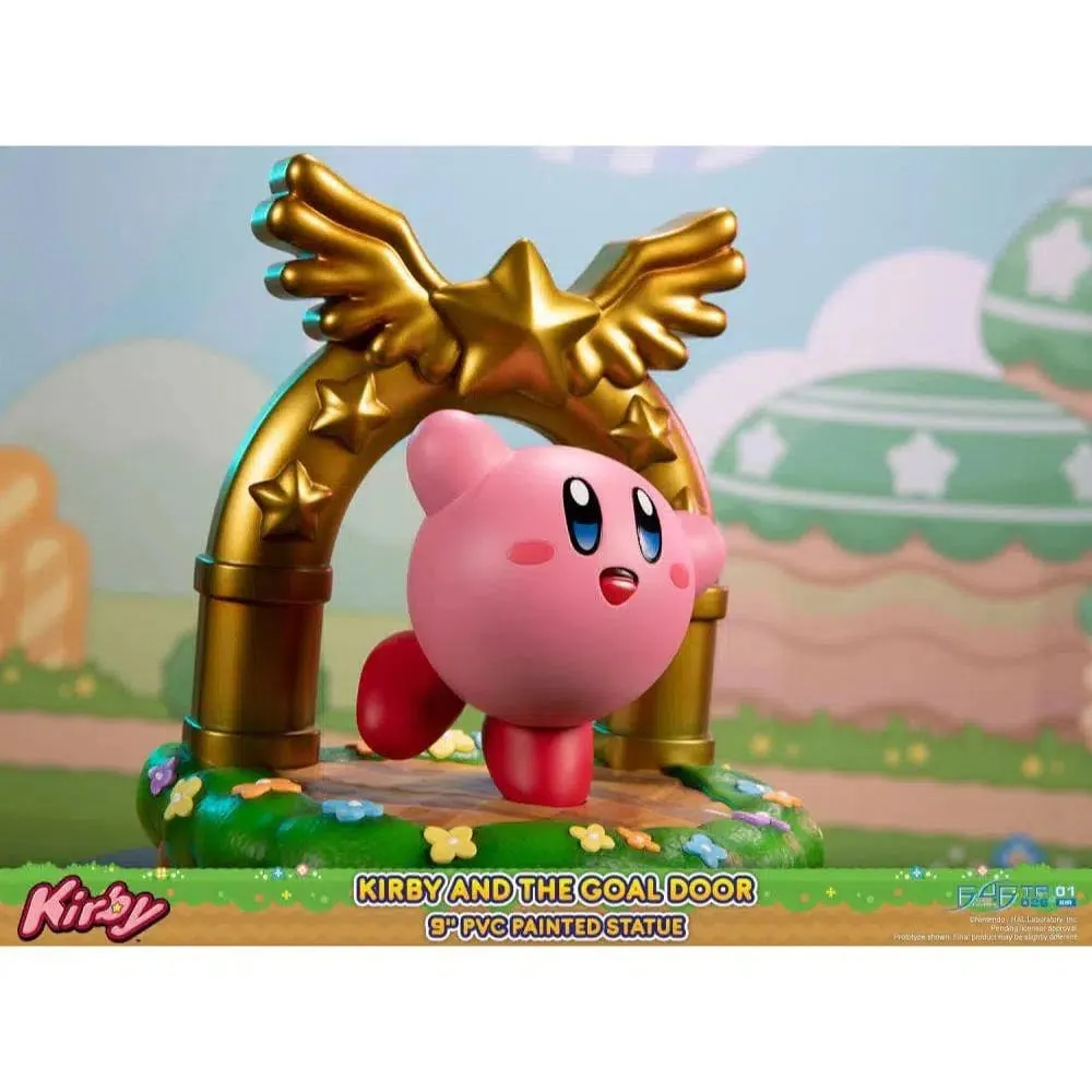Kirby and the Goal Door Statue - First 4 Figures - 9" PVC