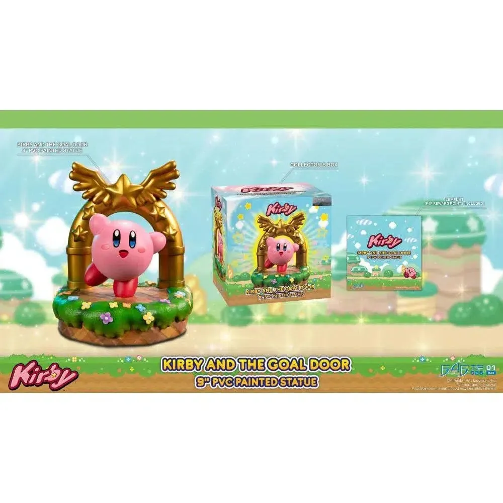 Kirby and the Goal Door Statue - First 4 Figures - 9" PVC