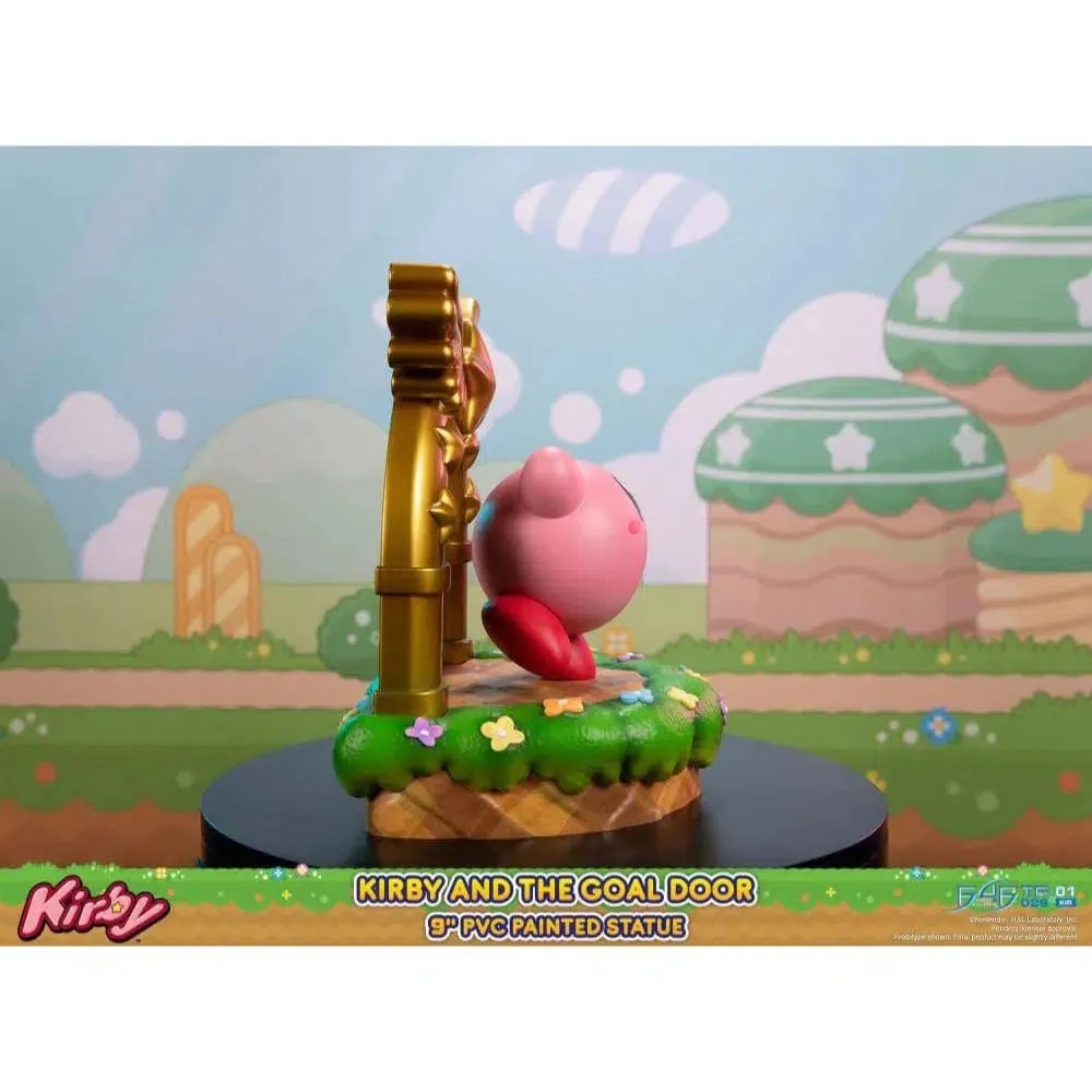 Kirby and the Goal Door Statue - First 4 Figures - 9" PVC