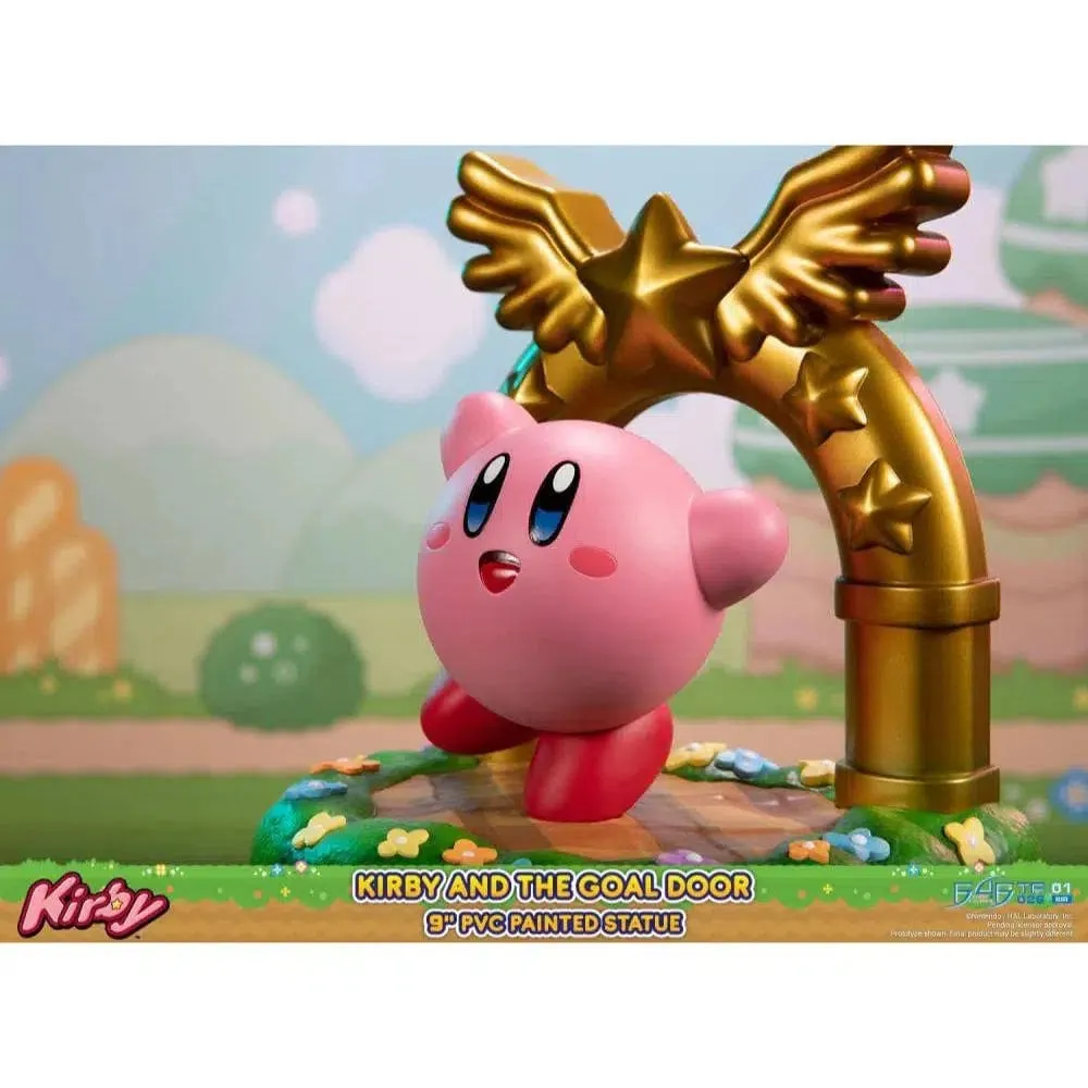 Kirby and the Goal Door Statue - First 4 Figures - 9" PVC