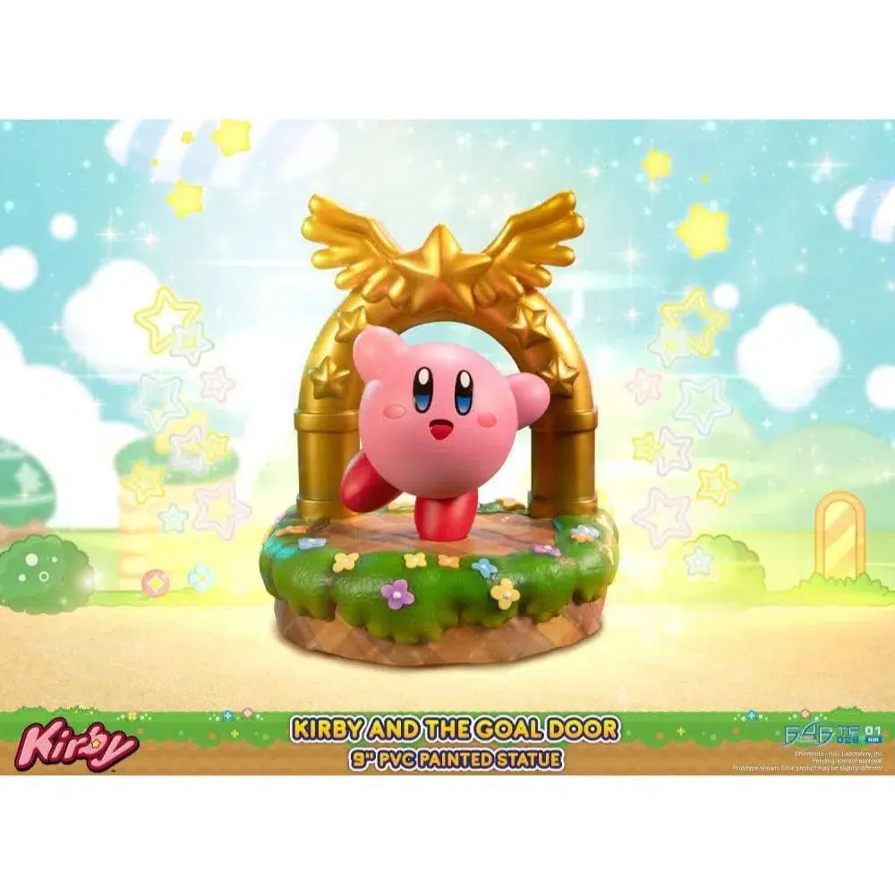Kirby and the Goal Door Statue - First 4 Figures - 9" PVC
