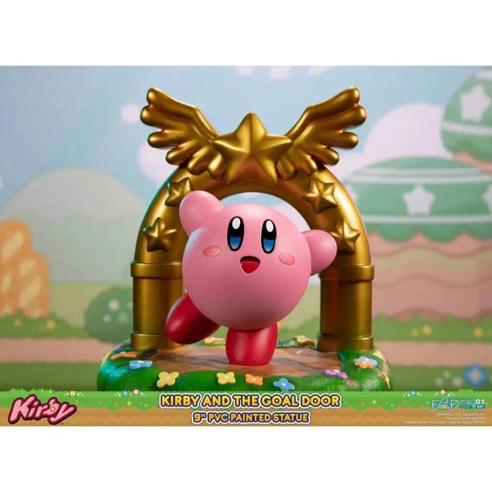 Kirby and the Goal Door Statue - First 4 Figures - 9" PVC