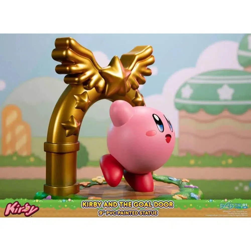 Kirby and the Goal Door Statue - First 4 Figures - 9" PVC