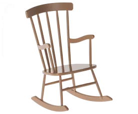 Maileg | Rocking Chair, Mini (1:6) - Dark Powder
