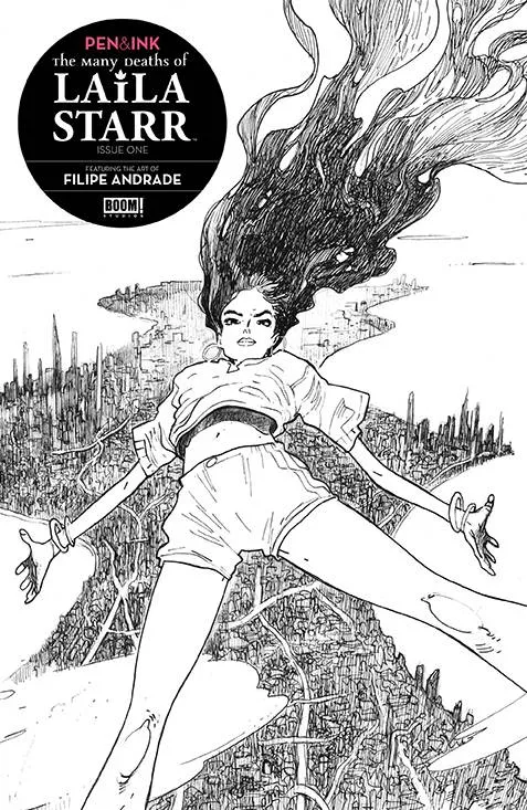 Many Deaths Of Laila Starr Pen & Ink #1 Cover B Uv Spot Variant