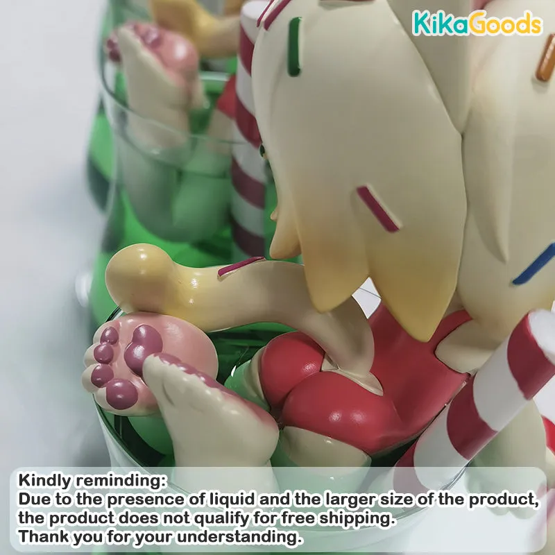 Melon Soda Flavor Summer Maid Cat Limited Edition Figure