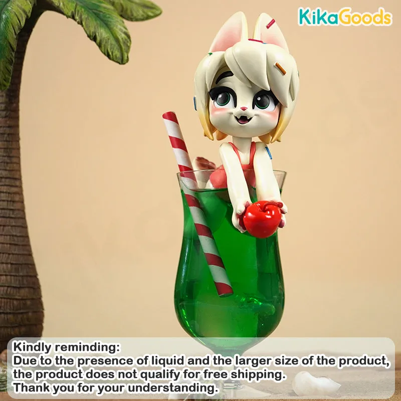 Melon Soda Flavor Summer Maid Cat Limited Edition Figure