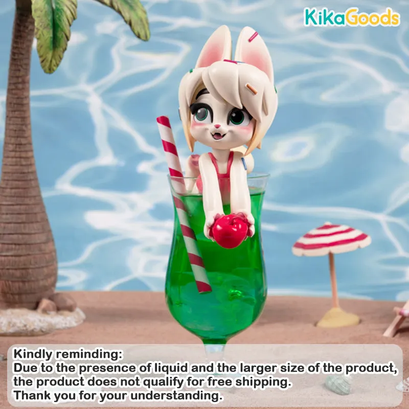 Melon Soda Flavor Summer Maid Cat Limited Edition Figure