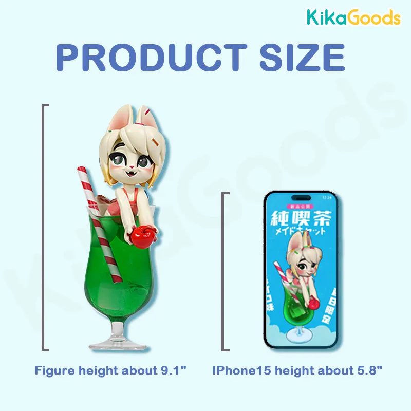 Melon Soda Flavor Summer Maid Cat Limited Edition Figure