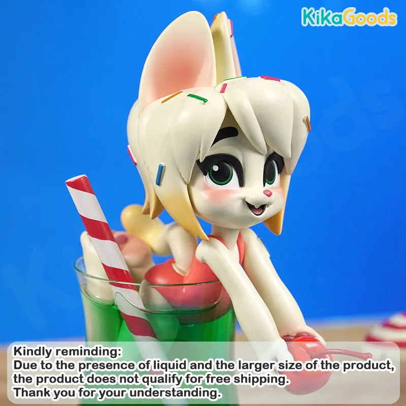 Melon Soda Flavor Summer Maid Cat Limited Edition Figure