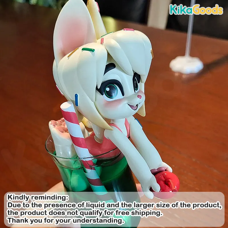 Melon Soda Flavor Summer Maid Cat Limited Edition Figure