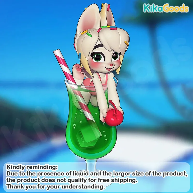 Melon Soda Flavor Summer Maid Cat Limited Edition Figure