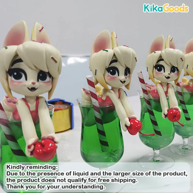 Melon Soda Flavor Summer Maid Cat Limited Edition Figure