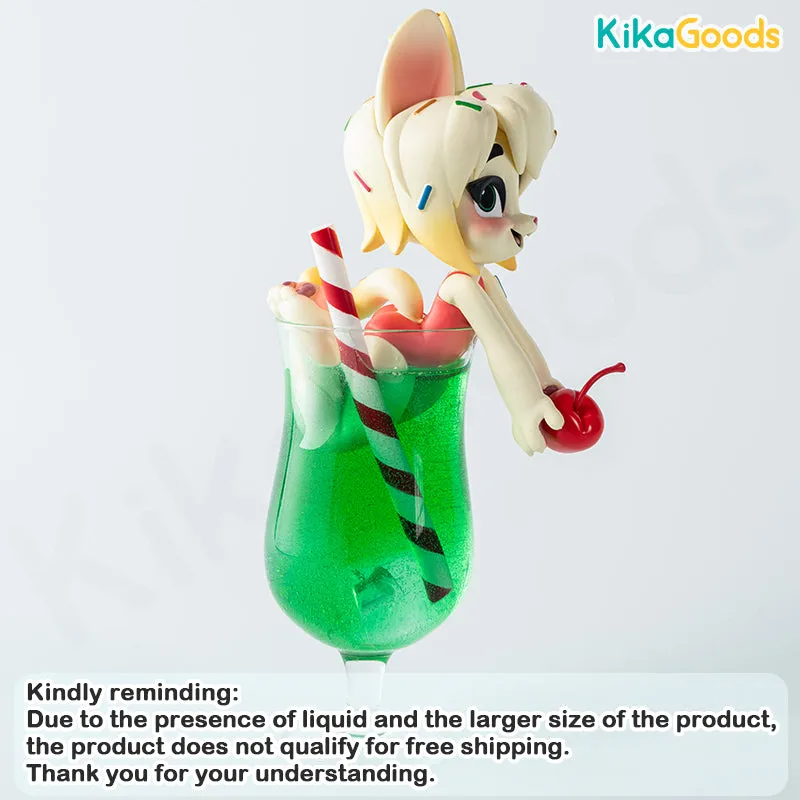 Melon Soda Flavor Summer Maid Cat Limited Edition Figure