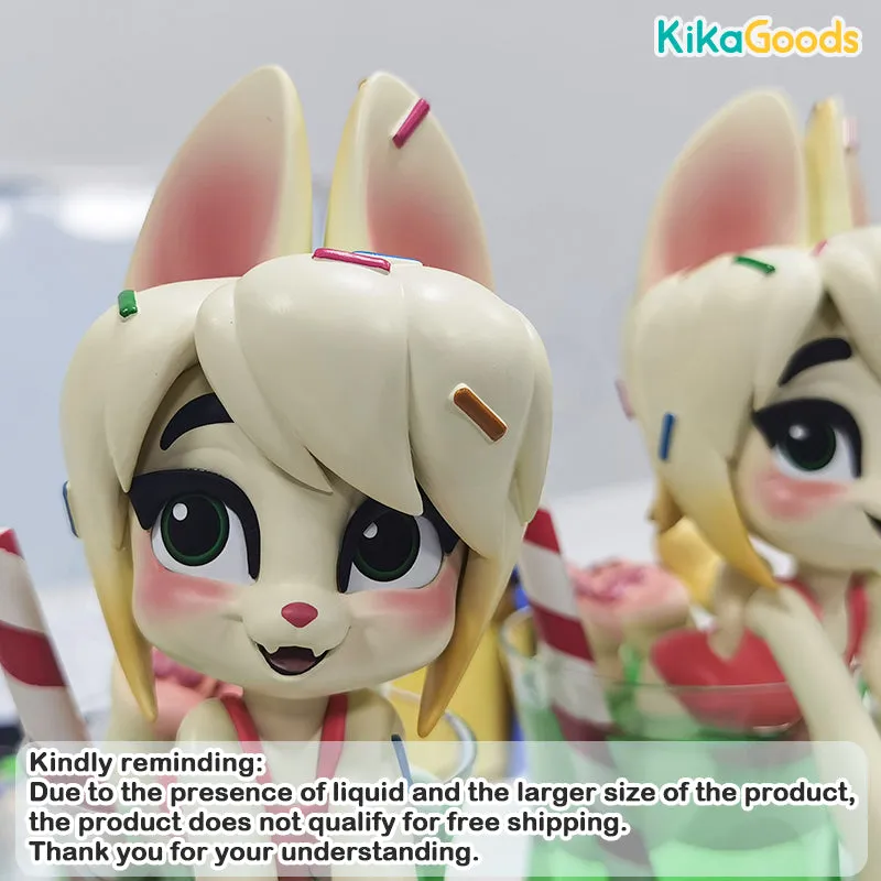 Melon Soda Flavor Summer Maid Cat Limited Edition Figure